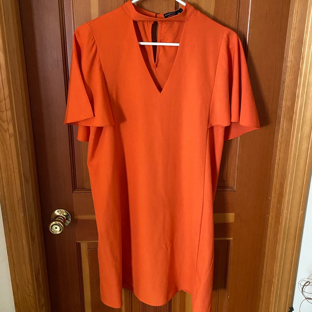 Orange Castro Dress
